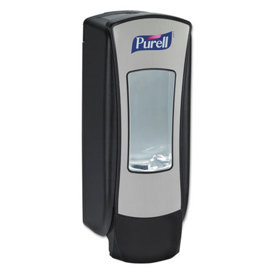 Purell ADX-12 Dispenser, 1200 mL, 4.5 x 4 x 11.25 inches, Chrome/Black - Part Number: 8304-06174