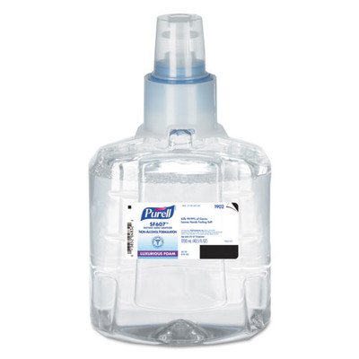 Case of 2 - Purell Smart-Flex Instant Hand Sanitizer Foam Refill for LTX-12, 1200 mL, Fragrance Free - Part Number: 8304-06179CT