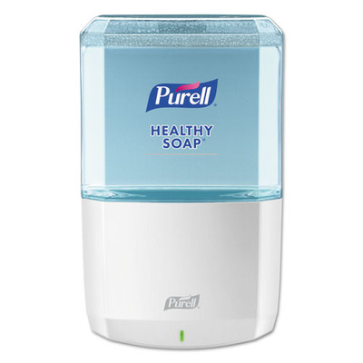 Purell ES6 Soap Touch-Free Dispenser, 1200 mL, 5.25 x 8.8 x 12.13 inches, White - Part Number: 8304-06190