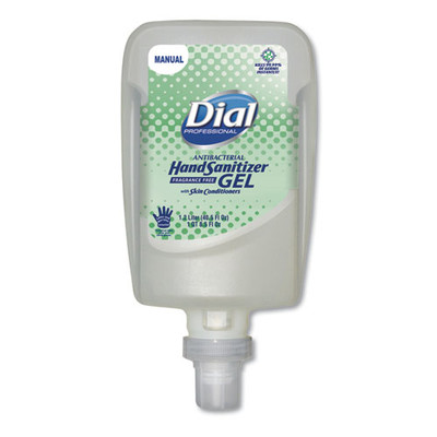 Dial Advanced Instant Hand Sanitizer Gel, Clean Scent, 450 mL Refill - Part Number: 8304-06205