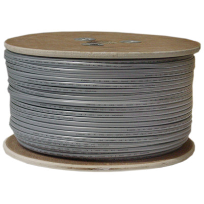 Bulk Phone Cord, Silver Satin, 26/4 (26 AWG 4 Conductor), Spool, 1000 foot - Part Number: 8604-1000F