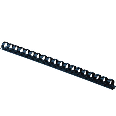 Fellowes Binding Comb, Plastic, 1/2in, Navy, 100PK - Part Number: 8701-00114