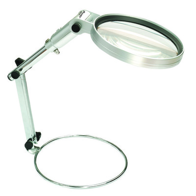 2D(1.5X) Foldable Stand Magnifier - 5 inch Diameter - Part Number: 9005-10220