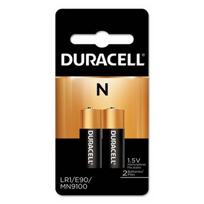 Duracell Specialty Alkaline Battery, N, 1.5V, MN9100B2PK, 2/pack - Part Number: 9081-42002
