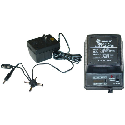 500mA Universal AC / DC Adapter, 9W - Part Number: 90D5-05000