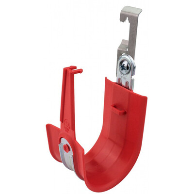 1 inch High Performance J Hook, Batwing Clip, Red, 25-Pack - Part Number: 92J1-27101