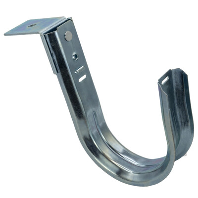 4 inch J-Hook 90° Top Mount, rated to 60lb, 360 Degree Rotation, 10 Pieces/Bag - Part Number: 92J1-30004