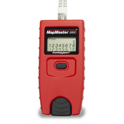 Platinum Tools MapMaster mini RJ45 network cable tester, includes five ID-only network remotes. - Part Number: T-109C
