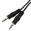 3.5mm Stereo Cable, 3.5mm Male, 1 foot - Part Number: 10A1-01101