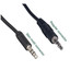 Slim Mold Aux Cable,  3.5mm Stereo Male to 3.5mm Stereo Male, 12 foot - Part Number: 10A1-02112