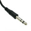 1/4 inch Stereo Extension Cable, TRS, 1/4 inch Male to 1/4 inch Female, 6 foot - Part Number: 10A1-62206