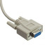 Null Modem Cable, DB9 Female, UL rated, 8 Conductor, 6 foot - Part Number: 10D1-20406