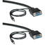 Shielded SVGA Cable with 3.5mm Audio, Black, HD15 Male, Coaxial Construction, Double Shielded, 3 foot - Part Number: 10H1-29103
