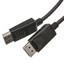 DisplayPort v1.2 Video Cable, 17.28 Gbit/s Data Rate for up to 4k@75Hz, DisplayPort Male, 15 foot - Part Number: 10H1-60115