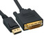 DisplayPort to DVI Video Cable, DisplayPort Male to DVI Male, 10 foot - Part Number: 10H1-61110