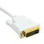 Mini DisplayPort to DVI Video Cable, Mini DisplayPort Male to DVI Male, 15 foot - Part Number: 10H1-62215