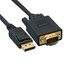 DisplayPort to VGA Video cable, DisplayPort Male to VGA Male, 15 foot - Part Number: 10H1-65115