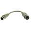 PS/2 to AT Keyboard Adapter, MiniDin6 (PS/2) Female to Din5 (AT) Male, 6 inch - Part Number: 10I5-012HF