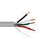 Shielded Security/Alarm Wire, Gray, 22/4 (22AWG 4 Conductor), Stranded, CMR / Inwall rated, Pullbox, 1000 foot - Part Number: 10K4-54212SH