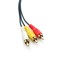 RCA Audio / Video Cable, 3 RCA Male, 12 foot - Part Number: 10R1-03112