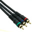High Quality Component Video Cable, 3 RCA Male (RGB), Gold-plated Connectors, 25 Foot - Part Number: 10R2-33125