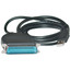 USB to Parallel Printer Adapter Cable, USB Type A to Centronics 36 (CN36), 6 foot - Part Number: 10U1-03106