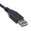 Micro USB 2.0 Cable, Black, Type A Male / Micro-B Male, 3 foot - Part Number: 10U2-03103BK