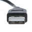 USB 2.0 Type A to Micro B Cable, Black, Type A Male / Micro-B Male, 6-inch - Part Number: 10U2-03100.5BK