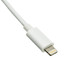 Apple Lightning Authorized White iPhone, iPad, iPod USB Charge and Sync Cable, 3 foot - Part Number: 10U2-05103WH