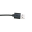 Slim Micro USB 2.0 Smartphone/Tablet Data Charge Cable, Black, Type A Male / Micro-B Male, 3 foot - Part Number: 10U2-13103