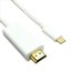 USB-C High Definition Video Cable, USB-C from device to HDMI on display. 4K@30Hz. 3 foot, white. - Part Number: 10U2-34003WH