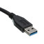 USB 3.0 Extension Cable, Black, Type A Male / Type A Female, 6 foot - Part Number: 10U3-02106EBK
