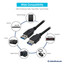 USB 3.0 Extension Cable, Black, Type A Male / Type A Female, 3 foot - Part Number: 10U3-02103EBK