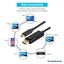USB 3 Type C Male to DisplayPort Male Video Cable, 4K@60, Black, 10 foot - Part Number: 10U3-60110