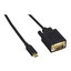 USB3.1 Type C Male To VGA Male Cable, 10 Foot, Black - Part Number: 10U3-62410
