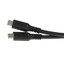 USB4 40Gbps 100 watt Fast Charging Cable, USB Type C Male to Male, ThunderBolt 3 Compatible, PVC Jacket, 1 foot - Part Number: 10U4-34001
