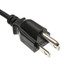 Computer / Monitor Power Cord, Black, NEMA 5-15P to C13, 18AWG, 10 Amp, 12 foot - Part Number: 10W1-01212