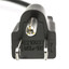 Computer / Monitor Power Cord, Black, NEMA 5-15P to C13, 18AWG, 10 Amp, 1.5 foot - Part Number: 10W1-01201.5