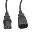 Computer / Monitor Power Extension Cord, Black, C13 to C14, 10 Amp, 25 foot - Part Number: 10W1-02225
