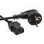 European Computer/Monitor Power Cord, Europlug or CEE 7/16 to C13, VDE Approved, 6 foot - Part Number: 10W1-11206