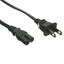 Notebook/Laptop Power Cord, NEMA 1-15P to C7, Non-Polarized, 10 ft - Part Number: 10W1-13210