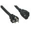 Black NEMA 5-20P to NEMA 5-20R, 12 awg, 20 Amp, UL Listed, SJT, 25 foot - Part Number: 10W3-02325