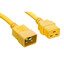 Heavy Duty Server Power Extension Cord, Yellow, C20 to C19, 12AWG/3C, 20 Amp, 6 foot - Part Number: 10W3-41206YL