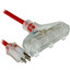 3-way Outdoor Rated Power Splitter, Single Nema 5-15P to 3 x Nema 5-15R, 12 AWG, UL Listed, 2ft - Part Number: 10W4-63002