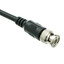 BNC RG59/U Coaxial Cable, Black, BNC Male, 50 foot - Part Number: 10X3-01150