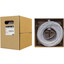 Bulk Cat5e Gray Ethernet Cable, Solid, UTP (Unshielded Twisted Pair), Pullbox, 500 foot - Part Number: 10X6-021TF