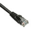 Cat5e Black Copper Ethernet Patch Cable, Snagless/Molded Boot, POE Compliant, 3 foot - Part Number: 10X6-02203
