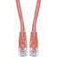 Cat6 Orange Copper Ethernet Crossover Cable, Snagless/Molded Boot, 7 foot - Part Number: 10X8-33307