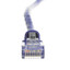 Cat5e Purple Copper Ethernet Patch Cable, Snagless/Molded Boot, POE Compliant, 4 foot - Part Number: 10X6-04104