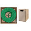 Shielded Cat5e Green Solid Copper Ethernet Cable, F/UTP, POE Compliant, Pullbox, 1000 foot - Part Number: 10X6-551TH